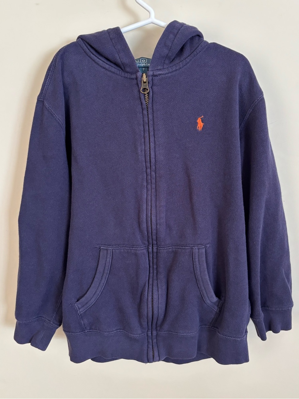 Boy’s Ralph Lauren Navy Zip-Up Hoodie